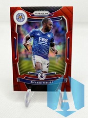 2021-22 Panini Prizm Premier League Red Prizm 058/199 Ricardo Pereira #19